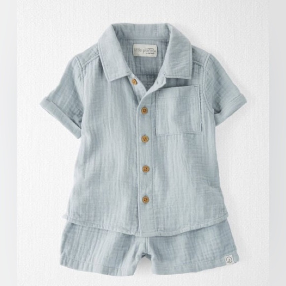 NWOT Carter’s Little Planet Baby Organic Cotton 2-Piece Set
